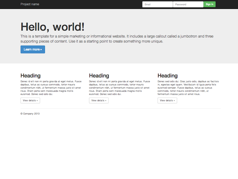 Jumbotron Bootstrap